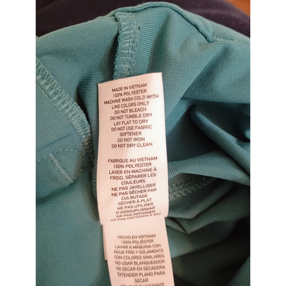 Rhone Pants Mens 35x32 Teal Commuter Chino Performance Utility Work Preppy Golf - Picture 10 of 11